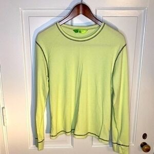 French Dressing Lime Green Thermal Shirt S…